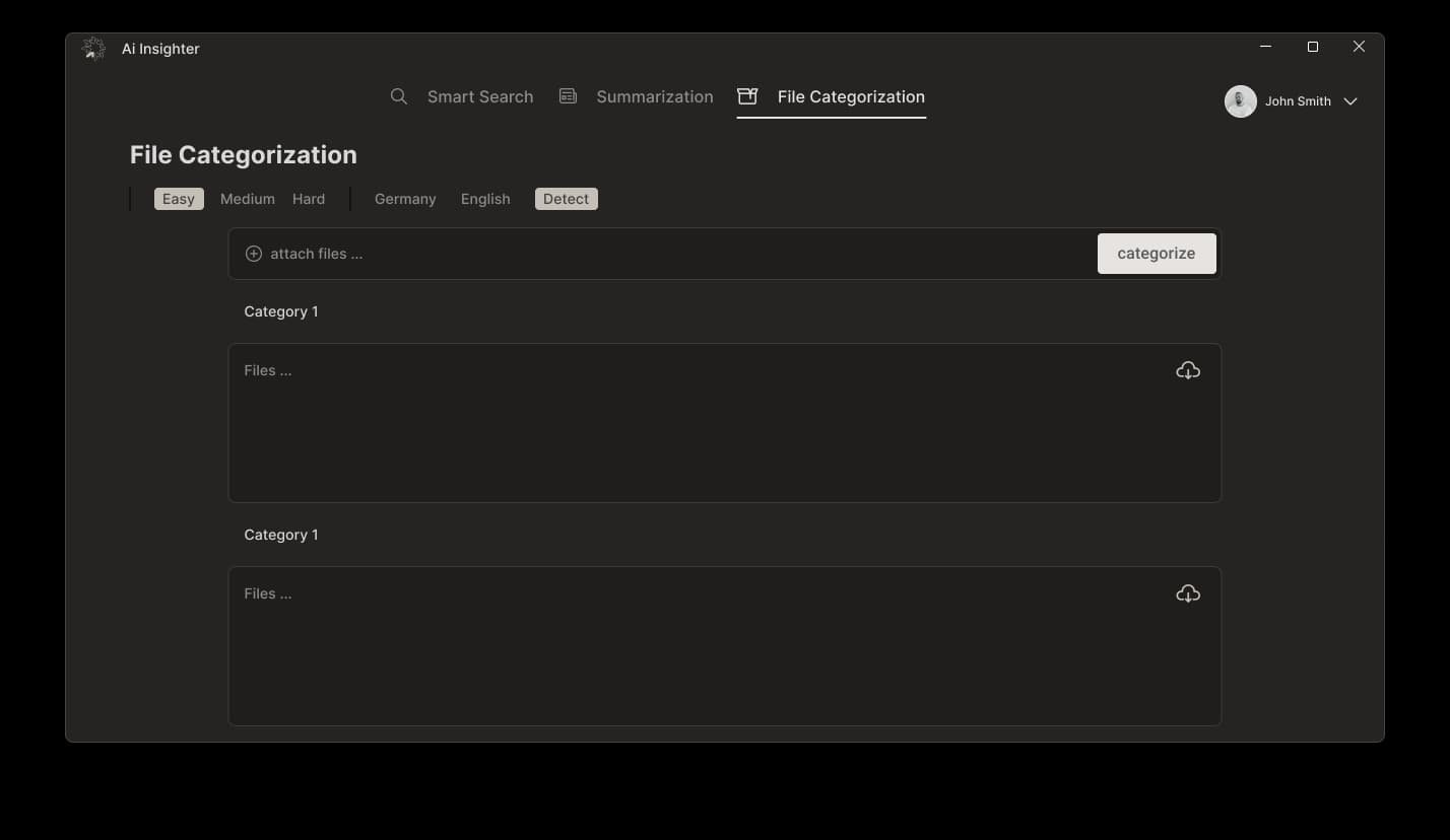 File Categorization